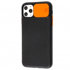 Чехол для iPhone 11 Pro Max Safety camera черный / оранжевый