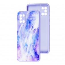 Чехол для Samsung Galaxy A31 (A315) Marble Clouds purple