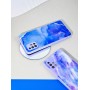 Чехол для Samsung Galaxy A31 (A315) Marble Clouds turquoise