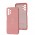 Чехол для Samsung Galaxy A13 (A135) Silicone Full Трезубец розовый / light pink