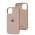 Чохол для iPhone 15 Square Full silicone pink sand