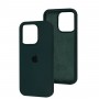 Чохол для iPhone 15 Pro Square Full silicone forest green