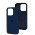 Чохол для iPhone 15 Pro Square Full silicone deep navy