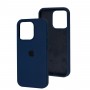 Чохол для iPhone 15 Pro Square Full silicone deep navy