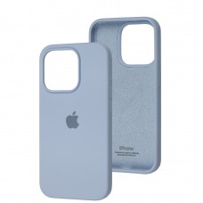 Чохол для iPhone 15 Pro Square Full silicone lilac