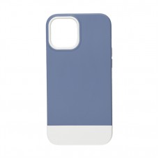 Чехол для iPhone 12 Pro Max Bichromatic blue / white