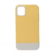 Чехол для iPhone 11 Bichromatic creamy-yellow / white