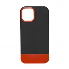 Чехол для iPhone 12 / 12 Pro Bichromatic black / red