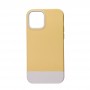 Чохол для iPhone 12 / 12 Pro Bichromatic creamy-yellow / white