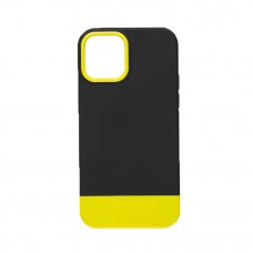 Чехол для iPhone 12 / 12 Pro Bichromatic black / yellow