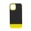 Чехол для iPhone 12 / 12 Pro Bichromatic black / yellow