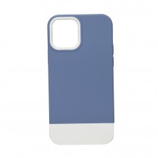 Чехол для iPhone 12 / 12 Pro Bichromatic blue / white