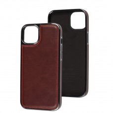 Чехол для iPhone 14 Plus Puloka leather Lux red