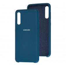 Чохол для Samsung Galaxy A50/A50s/A30s Silky Soft Touch "морської хвилі"