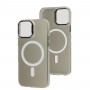 Чохол для iPhone 12 / 12 Pro IMD Colors MagSafe silver