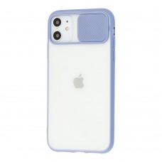 Чохол для iPhone 11 LikGus Camshield camera protect сіро-фіолетовий