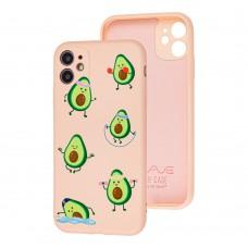 Чохол для iPhone 11 Wave Fancy sports avocado / pink sand