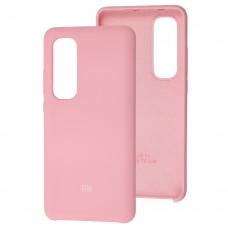 Чехол Silicone для Xiaomi Mi Note 10 Lite Premium light pink