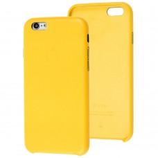 Чехол для iPhone 6 эко-кожа желтый