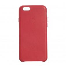 Чехол для iPhone 6 Silicone case Leather красный
