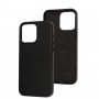 Чохол для iPhone 15 Pro Max Leather with MagSafe чорний