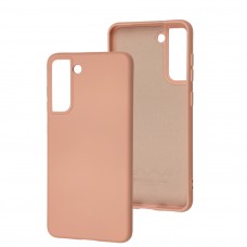 Чехол для Samsung Galaxy S21 FE (G990) Wave colorful pink sand