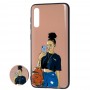 Чехол для Samsung Galaxy A50 / A50s / A30s print + popsocket "селфи" 