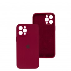 Чехол для iPhone 12 Pro Max Square Full camera rose red