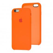 Чехол Silicone для iPhone 6 / 6s case оранжевый