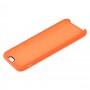 Чохол Silicone для iPhone 6 / 6s case помаранчевий