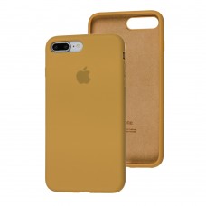 Чохол для iPhone 7 Plus / 8 Silicone Full золотистий / gold