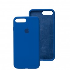Чехол для iPhone 7 Plus / 8 Plus Silicone Full синий / capri blue 