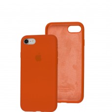 Чохол для iPhone 7 / 8 Silicone Full оранжевий / electric orange