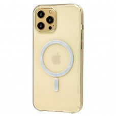 Чехол для iPhone 12 Pro Max MagSafe Silicone Size прозрачный
