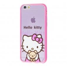 Чехол Hello Kitty для iPhone 6 матовый розовый