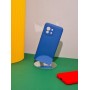 Чохол для Samsung Galaxy S21 FE (G990) Wave camera colorful blue