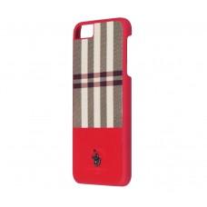 Чохол для iPhone 6 Plus Polo Plaide (leather) червоний