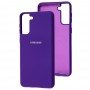 Чехол для Samsung Galaxy S21+ (G996) Silicone Full purple