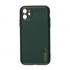 Чехол для iPhone 11 Leather Xshield army green