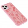 Чохол для iPhone 11 Pro Mickey Mouse leather рожевий