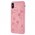 Чехол для iPhone Xs Max Mickey Mouse leather розовый