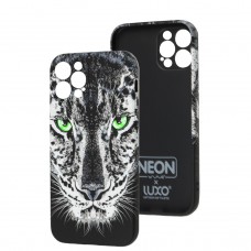 Чехол для iPhone 12 Pro Max WAVE neon x luxo Wild leopard