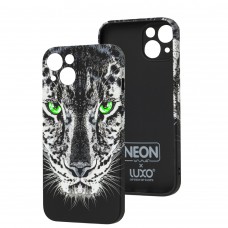 Чехол для iPhone 13 WAVE neon x luxo Wild leopard