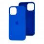 Чехол для iPhone 12 / 12 Pro Full Silicone case capri blue