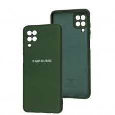 Чехол для Samsung Galaxy A12/M12 Full camera зеленый