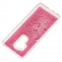 Чохол для Samsung Galaxy S9+ (G965) Блиск вода "дельфін рожевий"