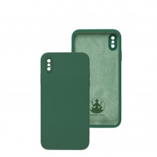 Чехол для iPhone Xs Max Lakshmi Square Full camera зеленый / pine green