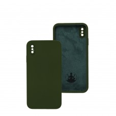 Чехол для iPhone Xs Max Lakshmi Square Full camera зеленый / army green
