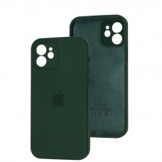 Чехол для iPhone 12 Square Full camera green