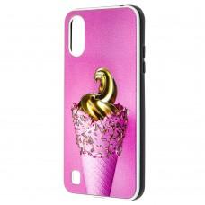 Чехол для Samsung Galaxy A01 (A015) Fashion mix мороженое